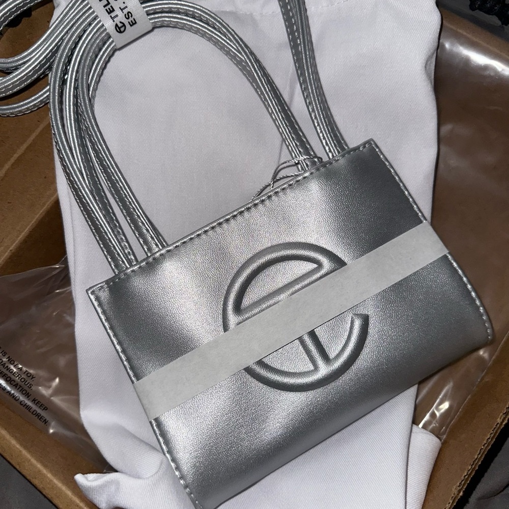 SMALL SILVER TELFAR